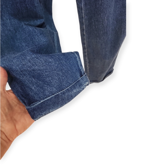 70's/80's  Denim Pleated Trousers by Chic Vintage - Picture 8 of 12